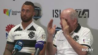 Post match press conference: Barbarians