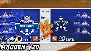 What if the NFC East COMBINED into One SUPER Team? Madden 20