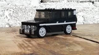 Cómo hacer un Mercedes Benz G65 de lego / How to make a lego Mercedes Benz G65