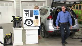 Stanley Stainless Steel 5 Gal. Wet/Dry Vac and Wheels on QVC