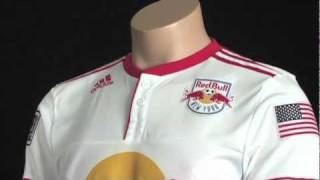 adidas Red Bull NY Authentic Long Sleeve Home Jersey