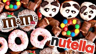 ГОТОВИМ DONUTS ПОНЧИКИ БАУНТИ, M&M'S, KINDER BUENO, NUTELLA | SWEET HOME