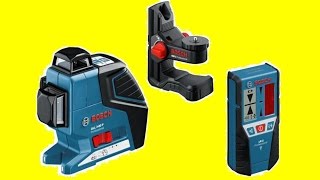 Нивелир лазерный Bosch GLL 3-80 P  Распаковка, мини обзор/отзыв
