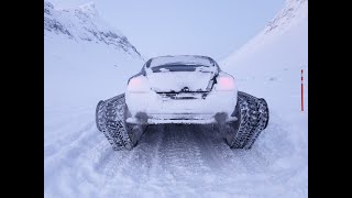 Бентли Ультратанк и Вранглер на гусеницах покоряют Хибины.