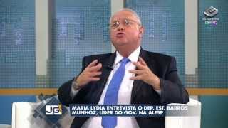 Maria Lydia entrevista o dep. est. Barros Munhoz, líder do gov. na Alesp