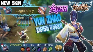 Mobile Legends - New Starlight Member Skin EASTERN WARRIOR Yun Zhao Gameplay