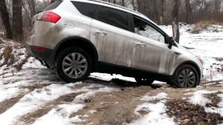 Nissan X-Trail Ford Kuga Honda CRV Off road Test