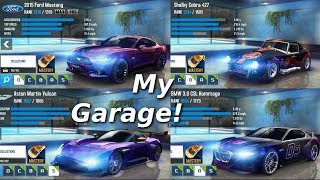 MY ASPHALT 8 GARAGE after 1½ years of playing! No money spent!