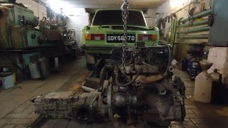 Установка двигателя Ваз на Заз 968,часть первая стыковка ДВС и КПП.