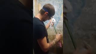 Раскол чугунной ванны за 1 минуту
