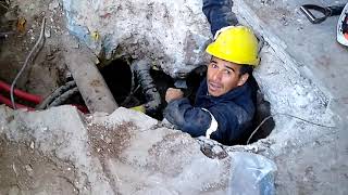 Canal JDB. Vemos cómo se hace un tendido de 13,2 KV subterraneo