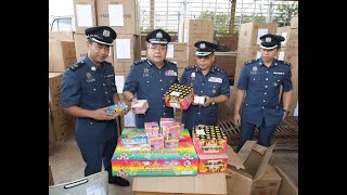 RM240,000 worth of CNY fireworks seized in Kelantan