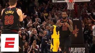 LeBron gives an epic performance in Game 7 win against Pacers | ESPN