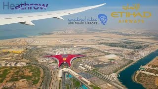Etihad Boeing 787-9 A6-BLW I Abu Dhabi AUH ✈ London Heathrow LHR I *Full Flight*