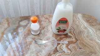 El Sabunu Ve tuz İle Yapılan Muhteşem SLİME (TUTKALSIZ) Sıvı Sabun ve Tuzla Slime Yapımı