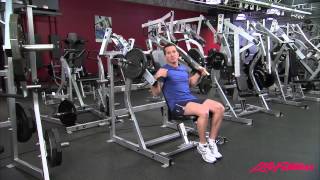 Независимый жим на верх груди Hammer Strength