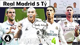 Xây Dựng & Trải Nghiệm Đội Hình " REAL MADRID 5 TỶ " XUẤT SẮC NHẤT Với SONG RÔ TT Cực CHÁY