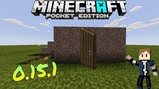 Самая крутая скрытая дверь в Minecraft pe(0.15.1)