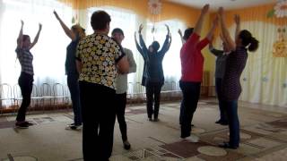 "Здравствуй, милый друг". Парный танец в детском саду.