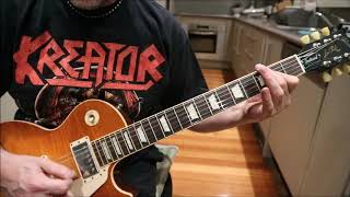 How to play Judas Priest Living After Midnight on guitar