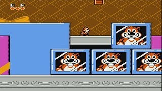 Chip n dale rescue rangers game walkthrough - Famicom-NES-Dendy (level 5)