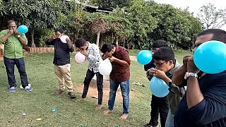 Balloon Blasting competition | Balloon Blow Bursting Game| An outing with family in Hyderabad