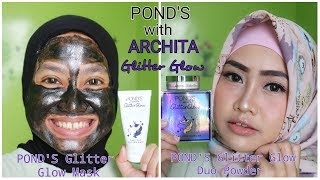 Pond's Glitter Glow Duo Powder dan Mask Review