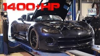 Twin Turbo Viper - 1400hp Dyno Session