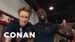 Conan Hits The Gym With Kevin Hart  - CONAN on TBS
