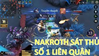 Liên Quân Mobile: Nakroth dễ dàng quẩy nát team bạn. Rank chỉ 7 phút end game !!!