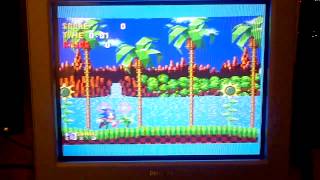 Sega Mega Drive 1 50hz / 60hz mod - Sonic 1
