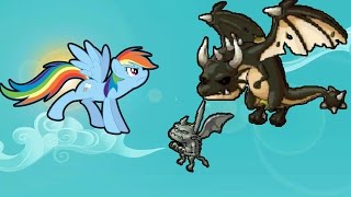 ПОНИ ИГРЫ. РАДУГА ИЩЕТ КЬЮТИМАРКИ. 2 ЧАСТЬ. MY LITTLE PONY мультик игра.