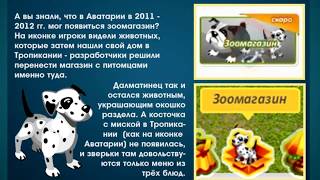 РАНЬШЕ СУЩЕСТВОВАЛ ЗООМАГАЗИН В АВАТАРИИ