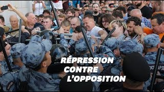 À Moscou, des centaines de manifestants demandant "des élections libres" arrêtés