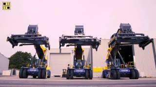 Сборка и установка мачт на ричстакеры и контейнерные перегружатели Hyster.