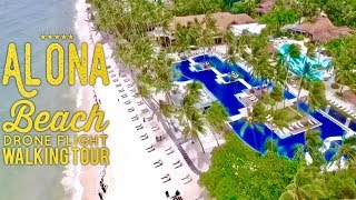 2018 Alona Beach Panglao Island Bohol Phantom 4 Drone Flight and Full Walking Tour