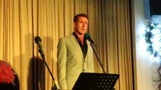 If I Can't Love Her - Earl Carpenter sings from Beauty & The Beast at the British Club, 18 Dec 16