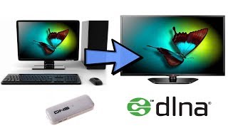 Воспроизведение видео с компьютера на телевизоре через DLNA
