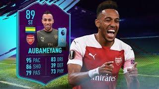 FIFA 19 POTM Aubameyang Review | 89 POTM Aubameyang Player Review | FIFA 19 Ultimate Team