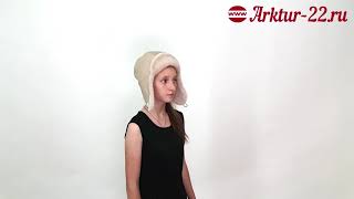 Шапка детская из овчины №4