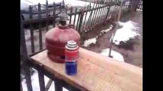 Заправка газового баллончика