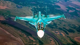 Дозаправка топливом самолетов Су-34 и Су-24МР в воздухе на Южном Урале