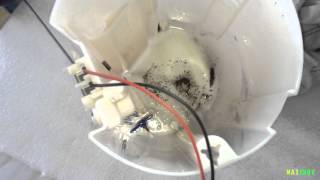 Снятие топливного фильтра mitsubishi ASX 1.6 (Removing the fuel filter mitsubishi ASX)