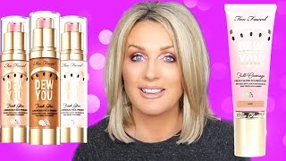 TOO FACED DEW YOU PRIMER AND FOUNDATION DEMO & REVIEW