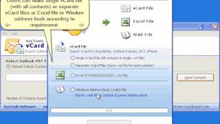 vCard Converter Software to Convert Outlook to vCard, Excel & Windows Files