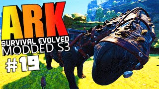 ARK Survival Evolved - BLACKHEART DRAGON GODLING & TITANOSAUR TAMING Modded #19 (ARK Mods Gameplay)