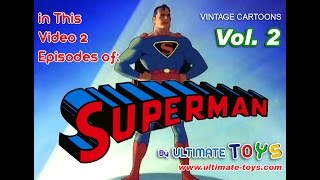 Superman Vintage cartoons "Vol. 2". Enjoy Two episodes of Superman cartoons in HD
