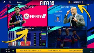 DLS ingual FIFA 19 com novos kits e com dinheiro infinito e com o modo carreira