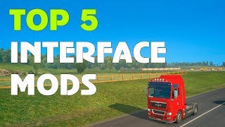 ТОП 5 модов для ETS 2 на интерфейс