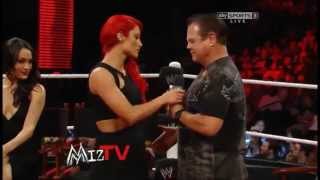 WWE: Eva Marie Slaps Jerry Lawler Raw, 22/07/13